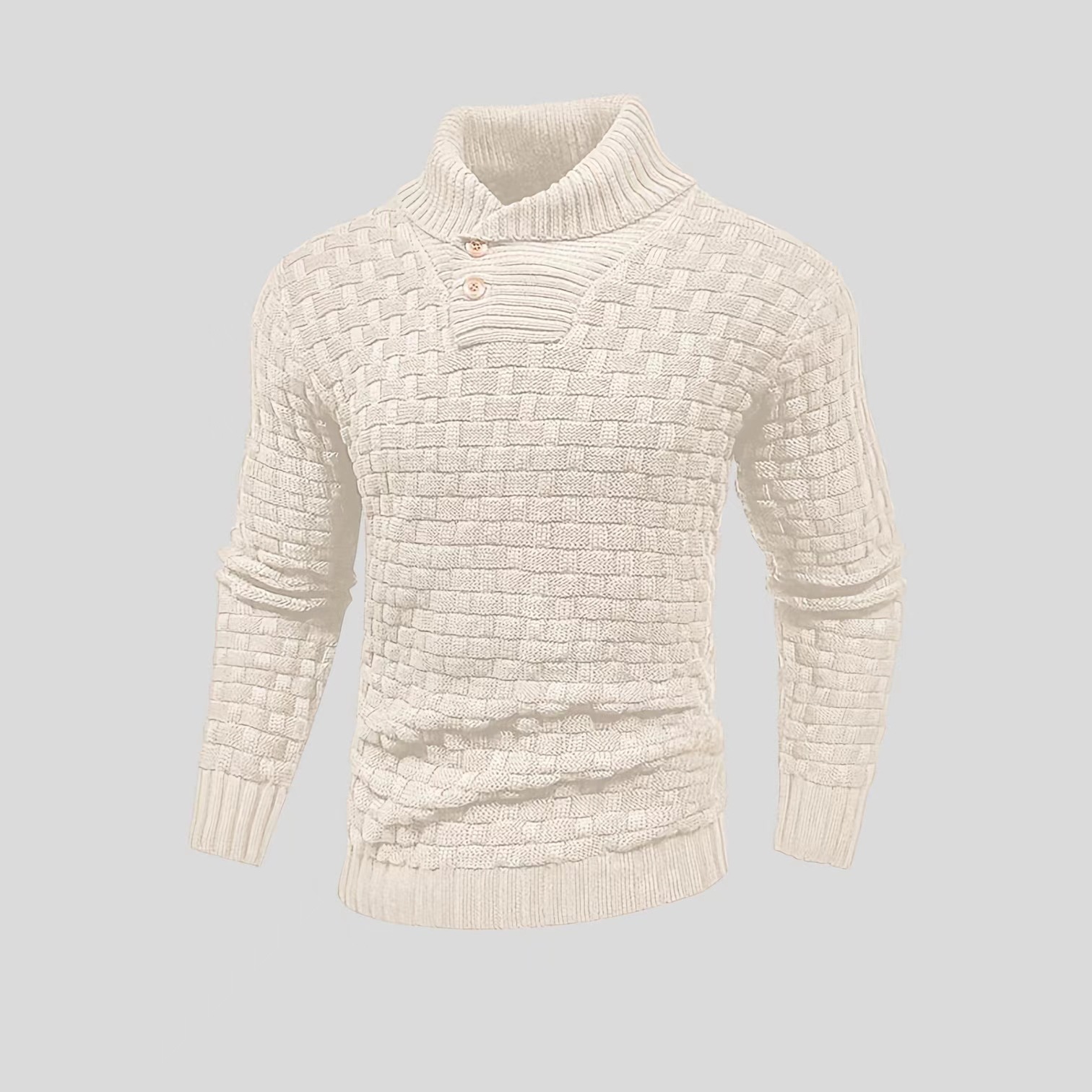 Men&#39;s Sweater Knitted Pullover Fashion Round Neck Slim Fit Sweater Men&#39;s Clothing