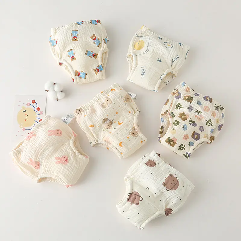 Korean Style Cotton Baby Training Learning Gauze