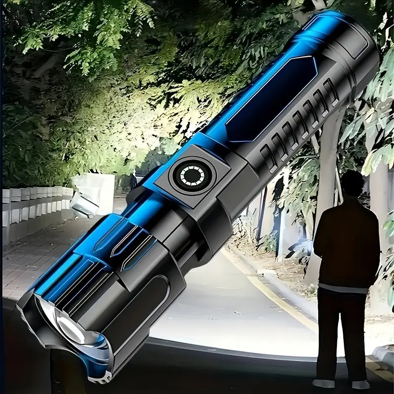 Outdoor Household Camping Usb Rechargeable Zoom Led