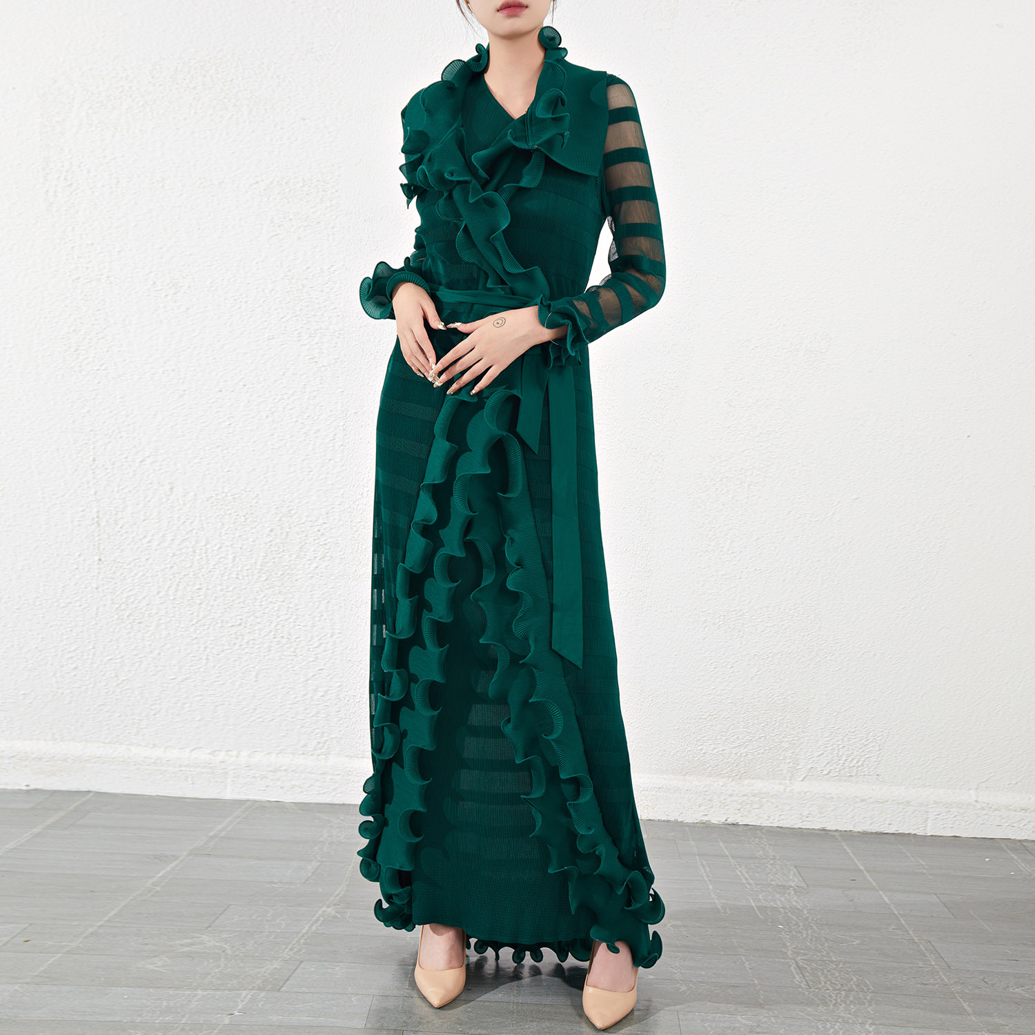 Hollow Dress Women's Autumn And Winter Lace