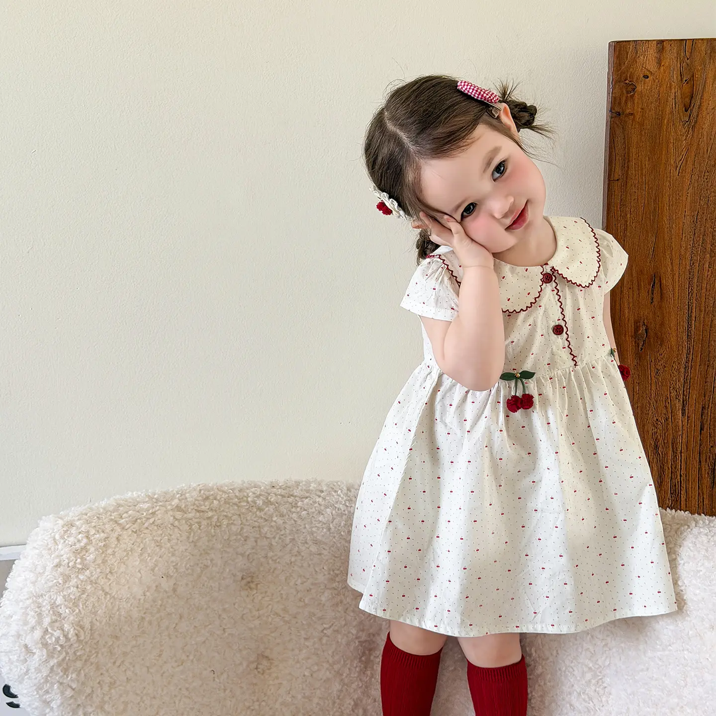 Cute Thin Dress For Little Girls