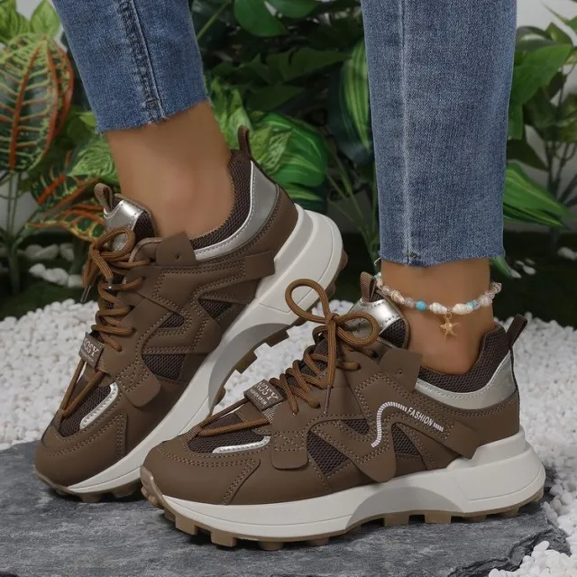 Foreign Trade Casual Sneaker Clunky Shoes Online Red Shoes Red - Shop at LoveMi