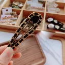 Water Drop Chain Barrettes
