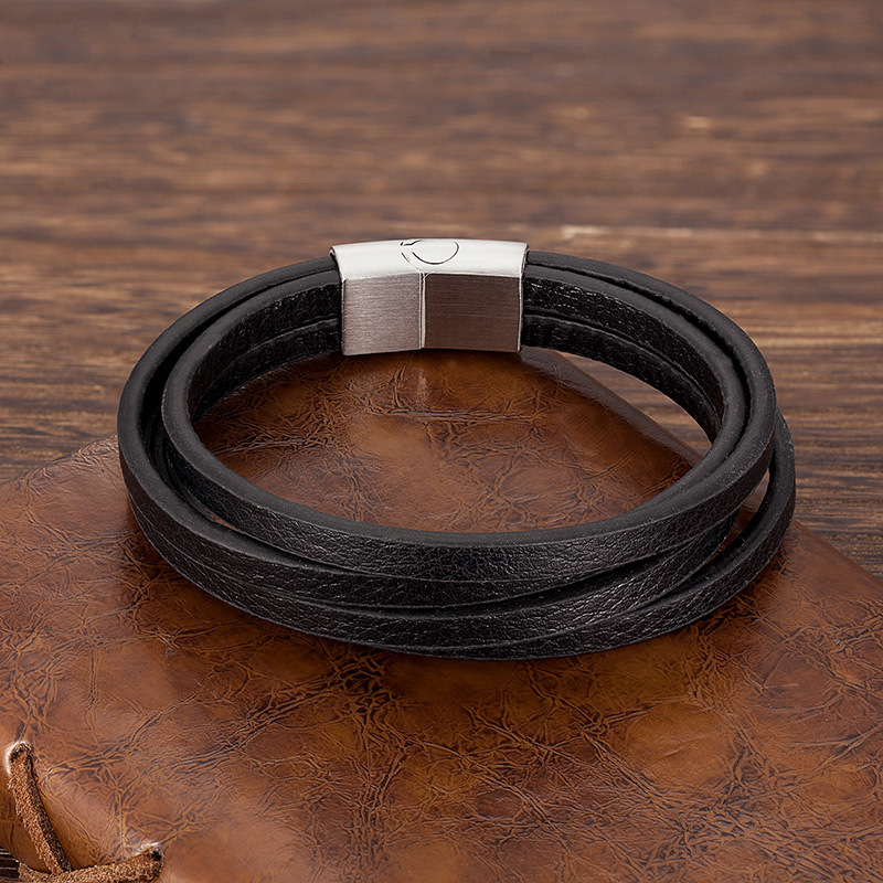 Stainless Steel Braided Rope Bracelet, picture 3 of 5