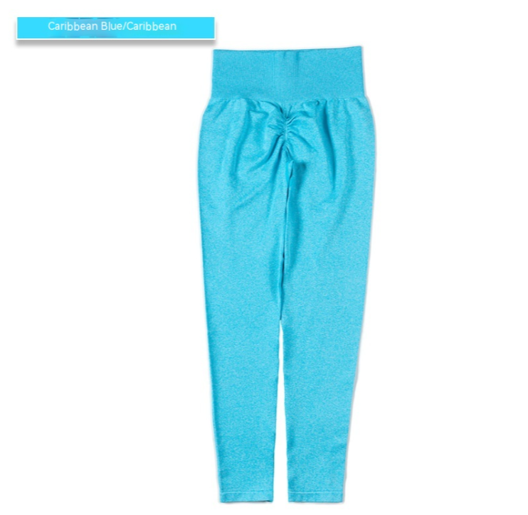 European And American Camouflage Cropped Pants Pleated Yoga Shorts Caribbean Blue - Shop at LoveMi