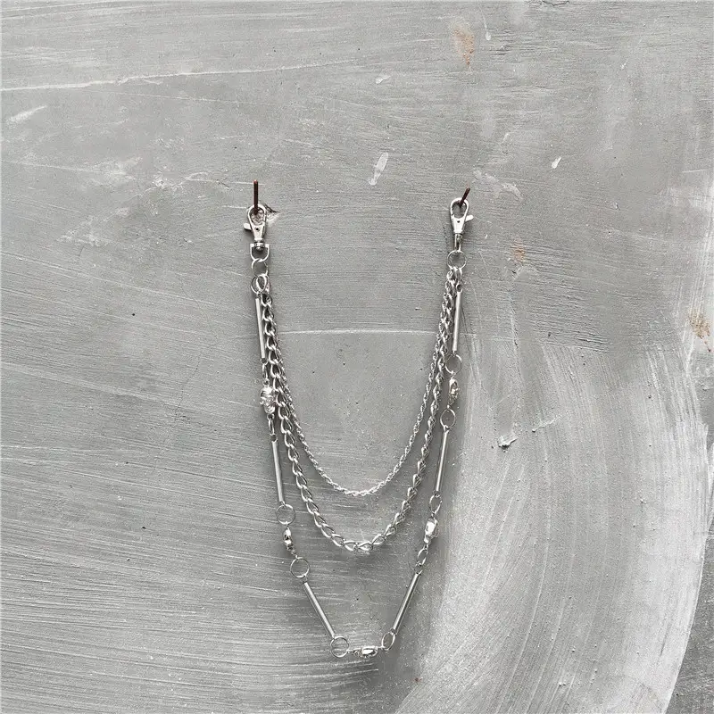 Punk Metal Jeans Chain Skull