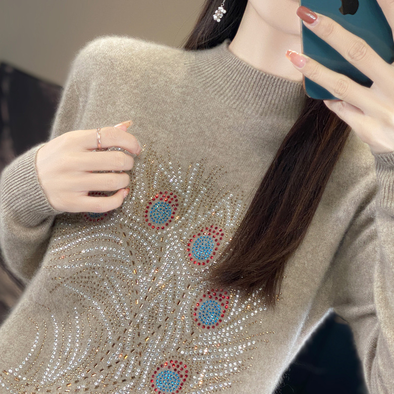 Elegant Pullover Fashion Bottoming Shirt Women