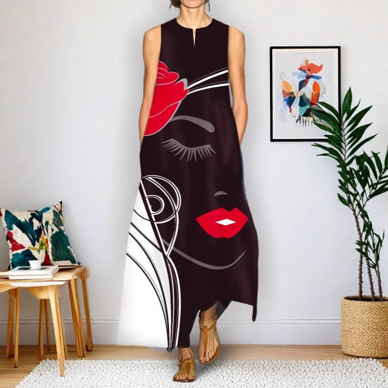 New Stylish Casual Printed Dress For Women