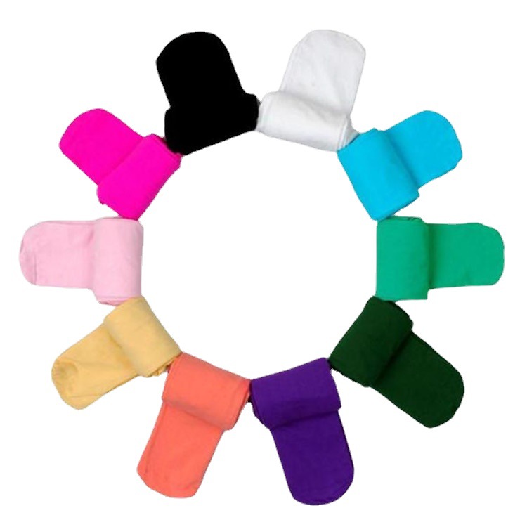Spring And Summer Candy Color Children's Pantyhose Color Velvet Pantyhose Pure Color Girls Leggings