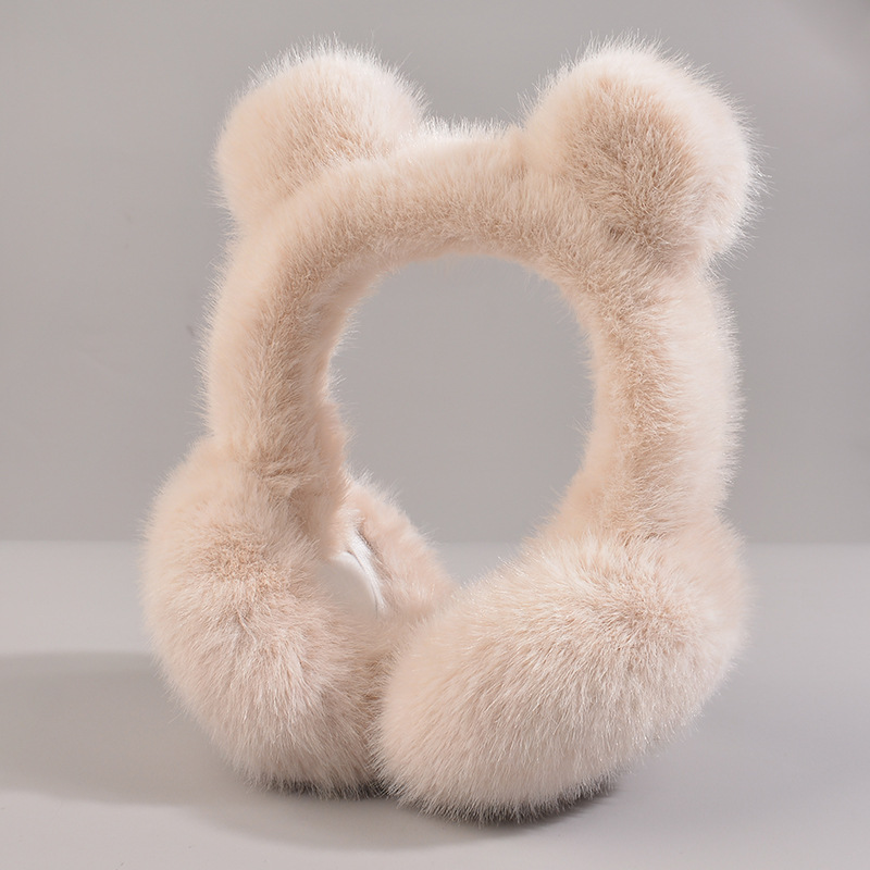 Bear Earmuffs Beige