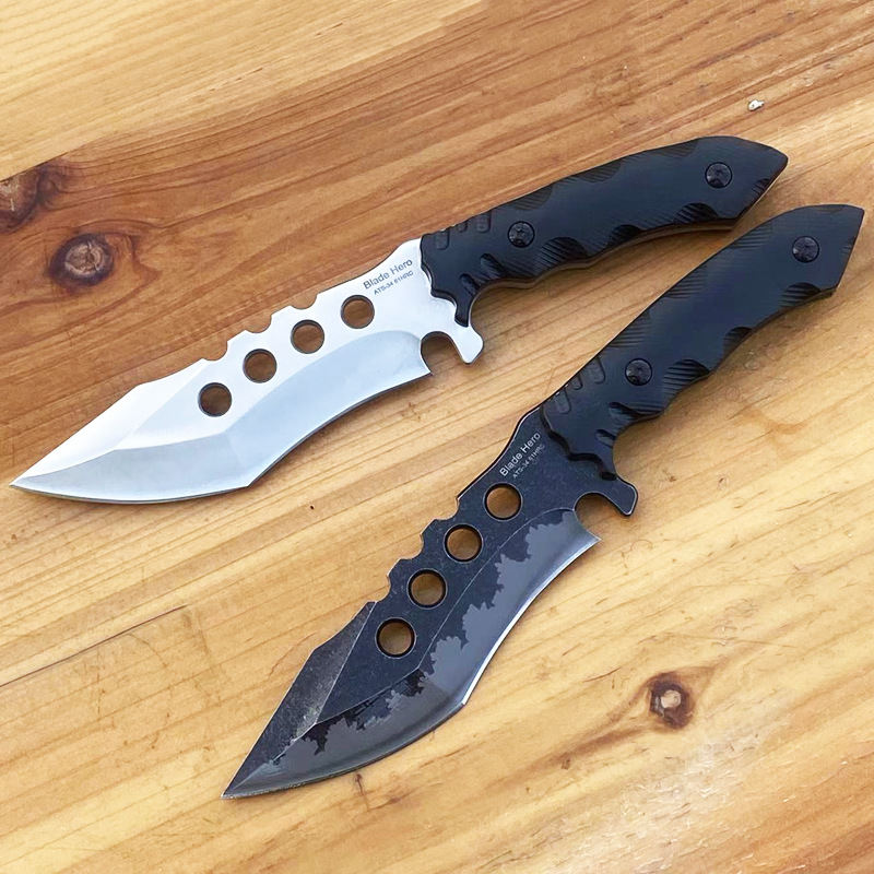 Tactical Knife For Outdoor Use All-in-one Dragonbone Design With Ultra-high Hardness