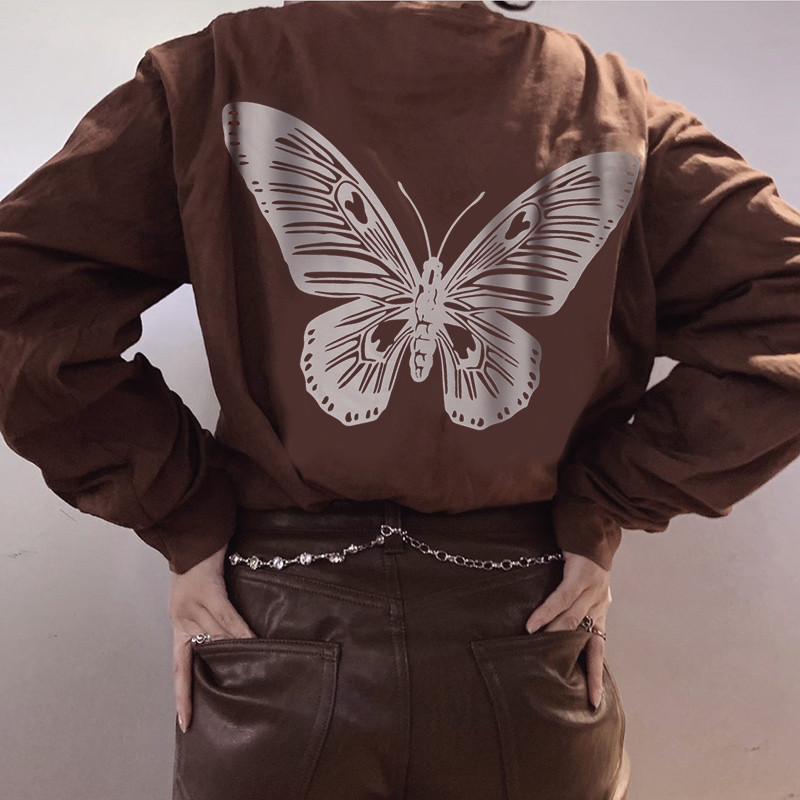 Title 5, Glowing Butterfly Girl Long Sleeve