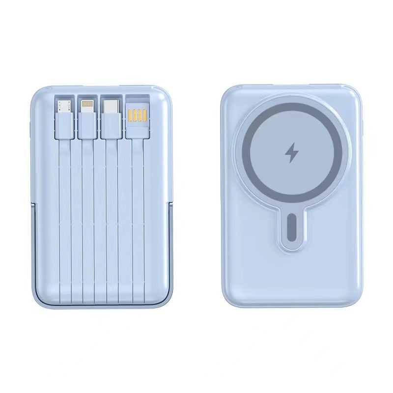 20000mAh Power Bank Magnetic Wireless Charger Battery Pack for IPhone & Android - Photo 8 sur 10