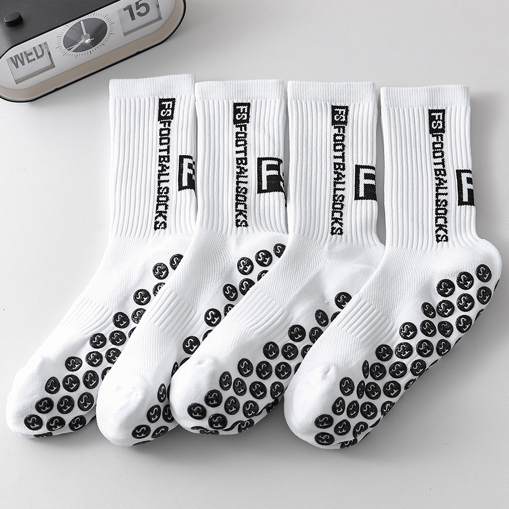 Mens Sports Socks With Nylon Dot Adhesive For Anti-slip Grip - Image 1