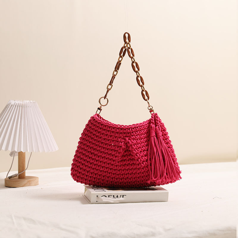 Cotton Knit Crossbody Bag, picture 6 of 10
