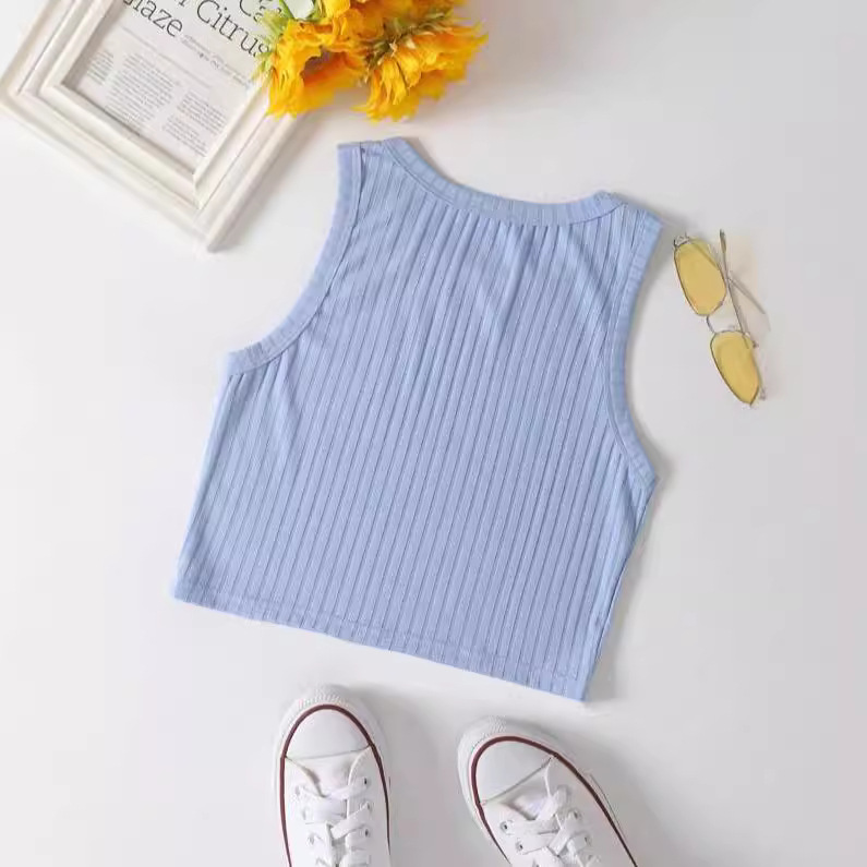 Women's Sexy Print Loose-fitting Cropped Top Women's Vest