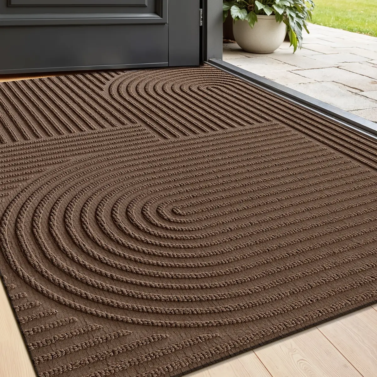 Easy-to-clean Dirt-trapping Wear-resistant Outdoor Doormat For Home Use