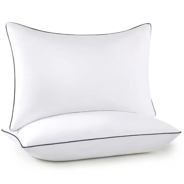 Satin Stripe Pillow Core Household Dark Blue - Shop at LoveMi
