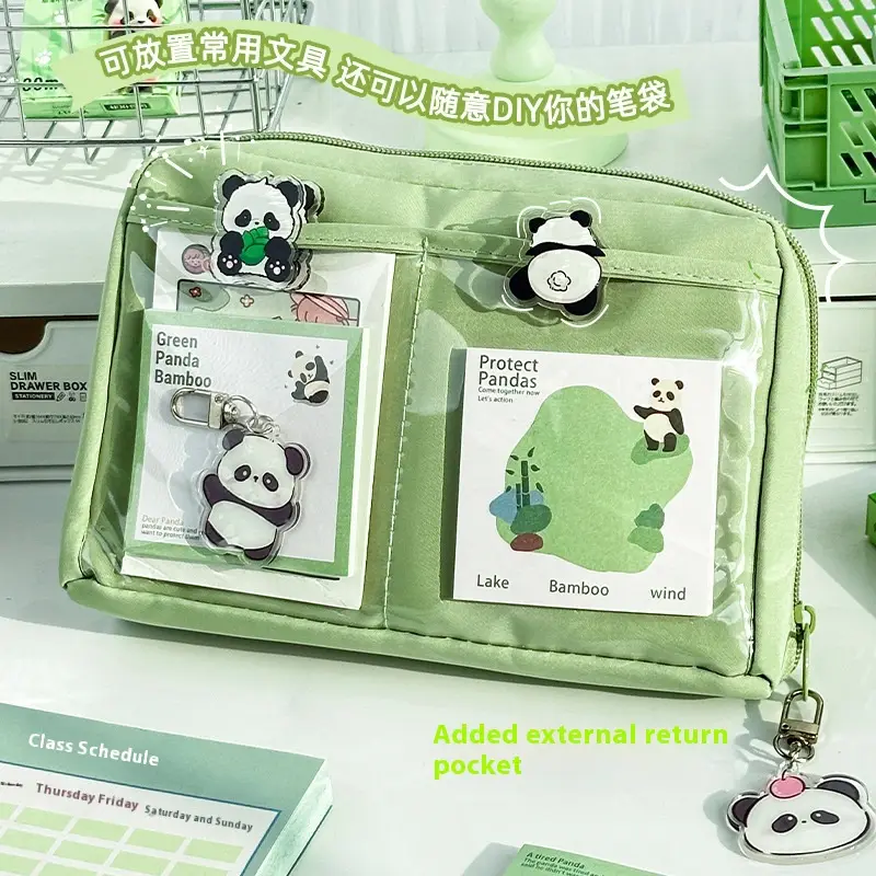 12 Layer Panda Pencil Case With Super Large Capacity