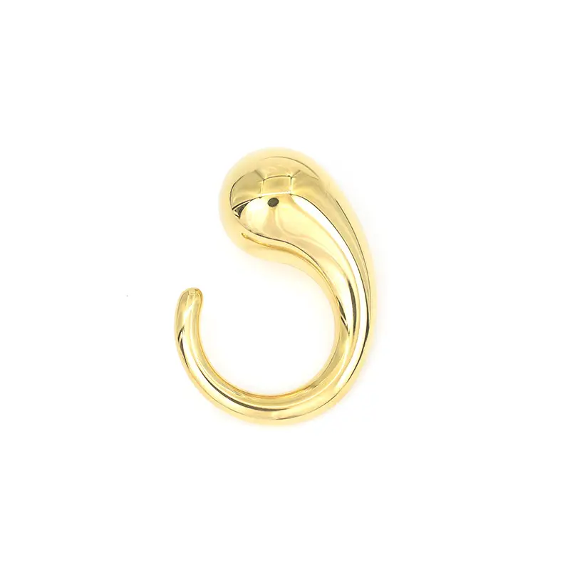 18k Goldstainless Steel Irregular Teardropshaped Open Bracelet I