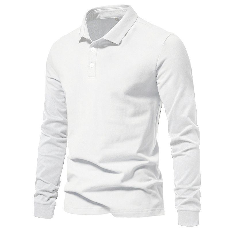 Camisa Polo Masculina de Manga Longa e Modelagem Solta