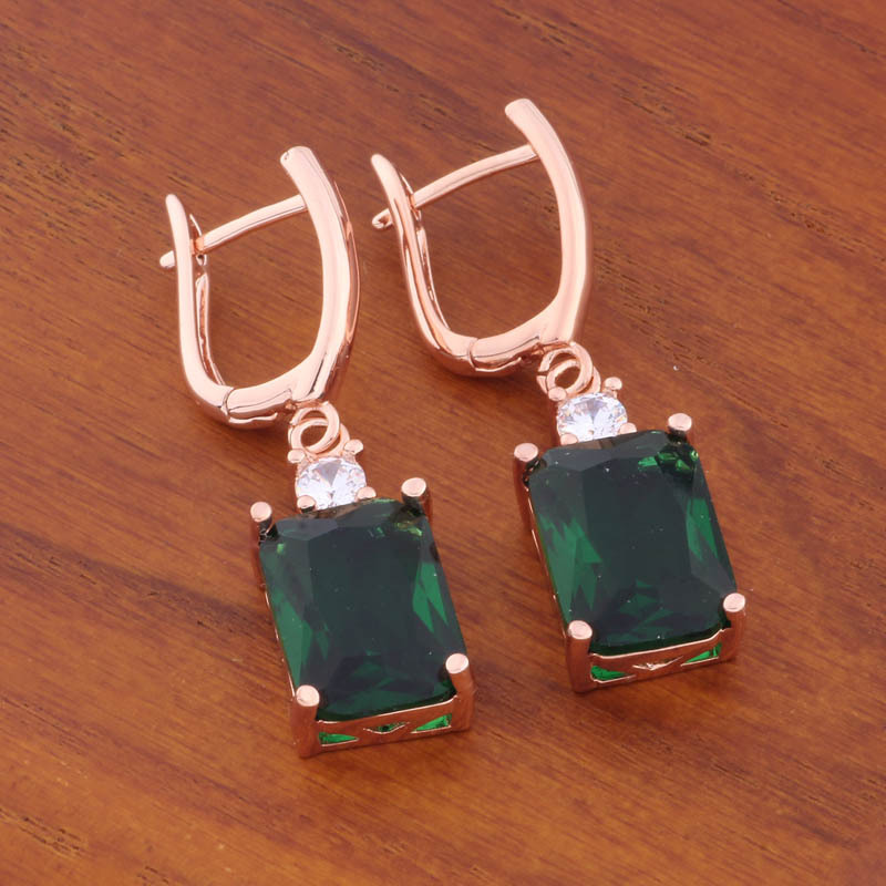 Stylish Vintage And Sophisticated Zircon Drop Earrings