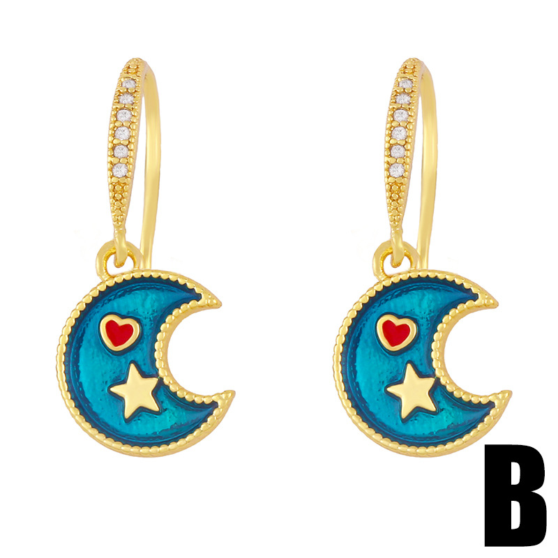 Universe Star Moon XINGX Earrings