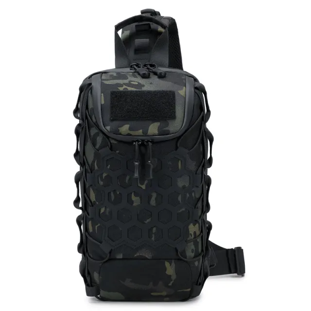 Tactical Messenger Bag Functional Shoulder Bag Multifunctional Mountaineering Travel Hiking Green - Shop at LoveMi