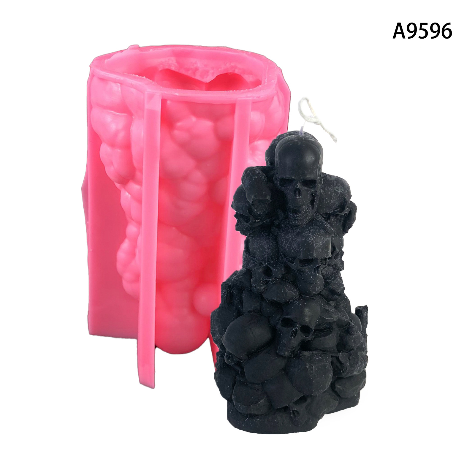 Skull Candle Silicone Mold Candle Mould Three-dimensional