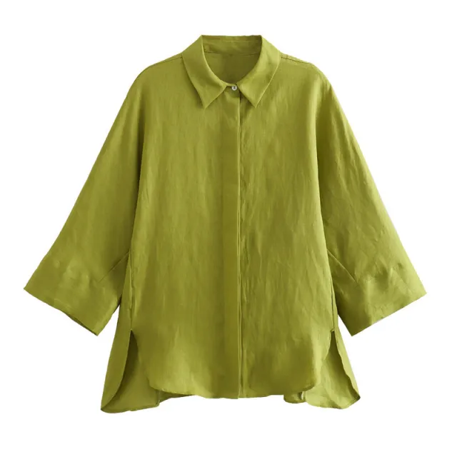 New Casual Thin Trousers Suit Green Top - Shop at LoveMi
