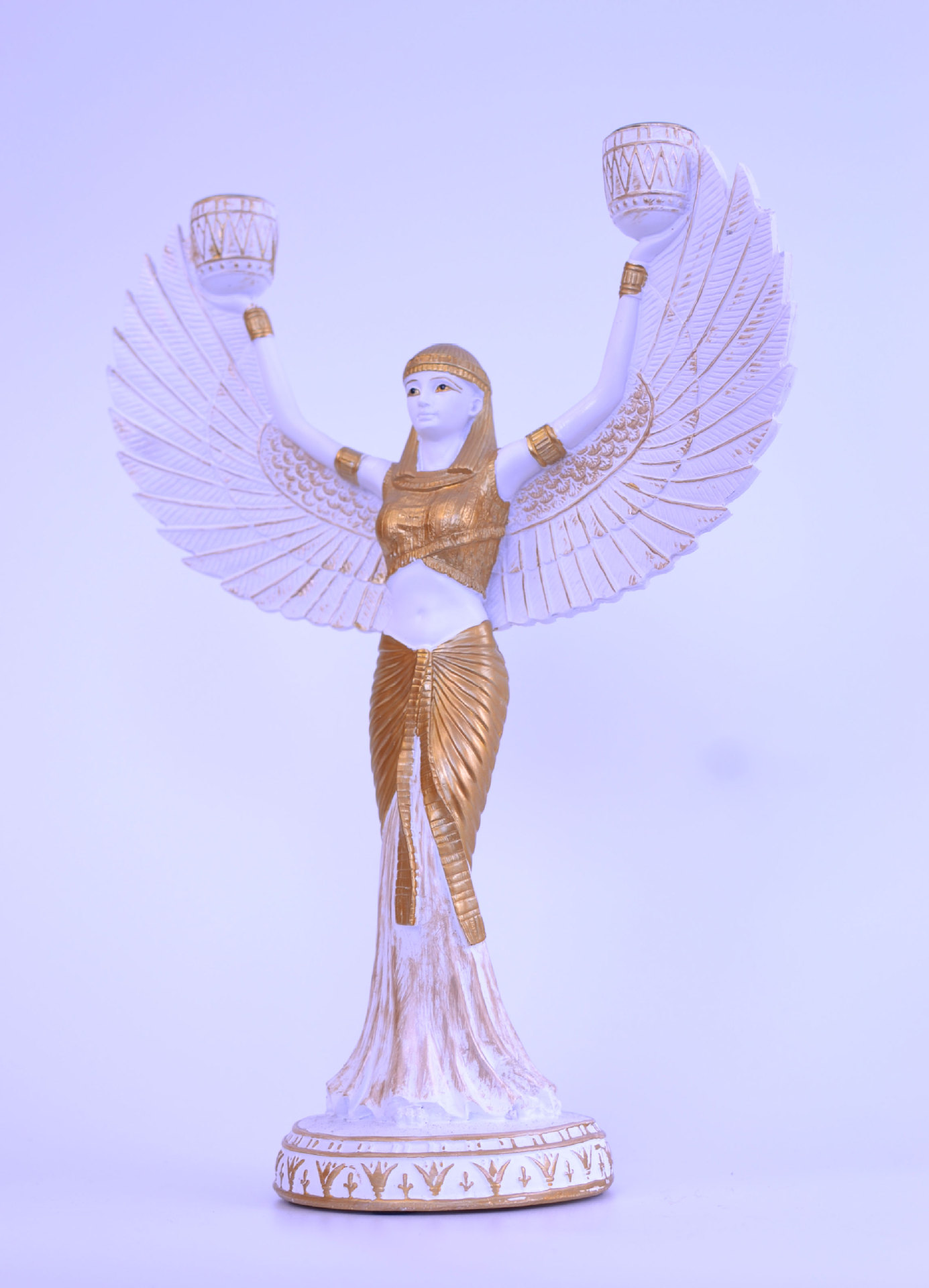 Title 7, Egyptian Goddess Sculptured Ornaments Modern Mi...