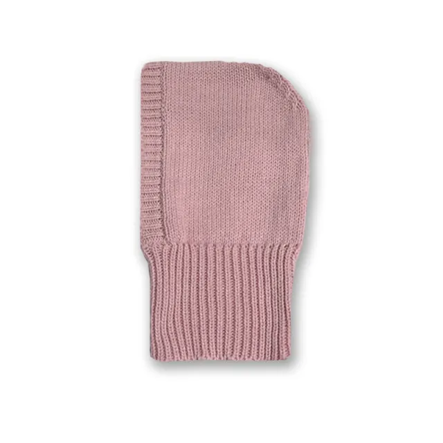 Wool Knitted Wool Keep Warm Sleeve Cap Balaclava Beanie Hat Pink - Shop at LoveMi