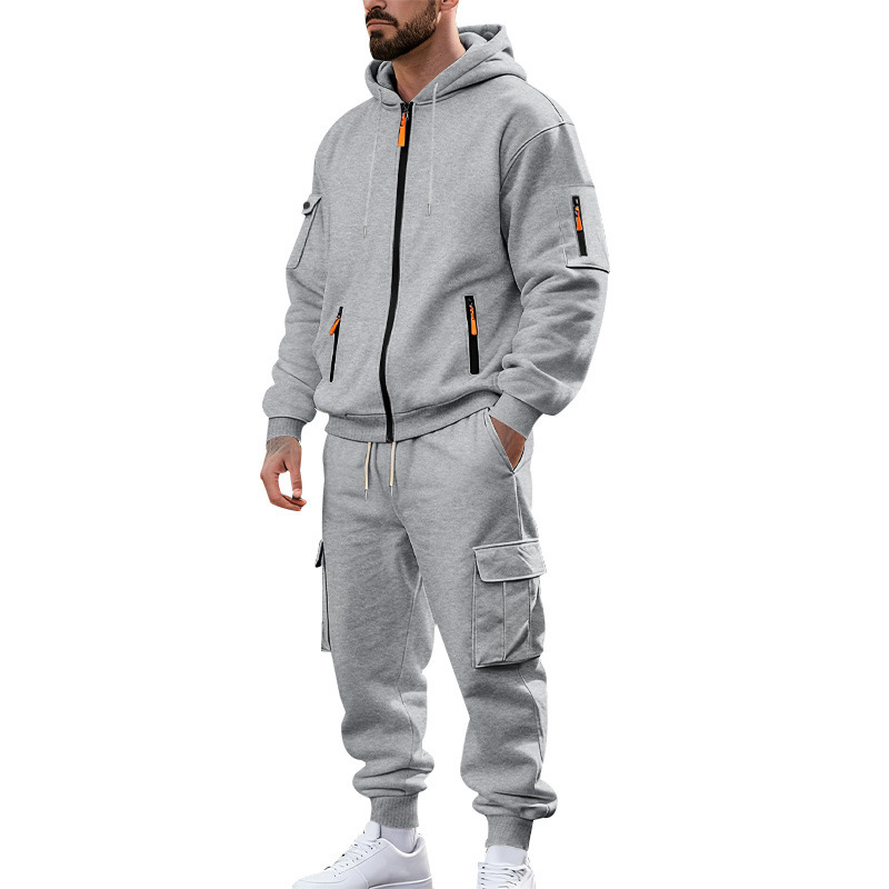 Mens Casual Sportswear Workwear Trendy Set