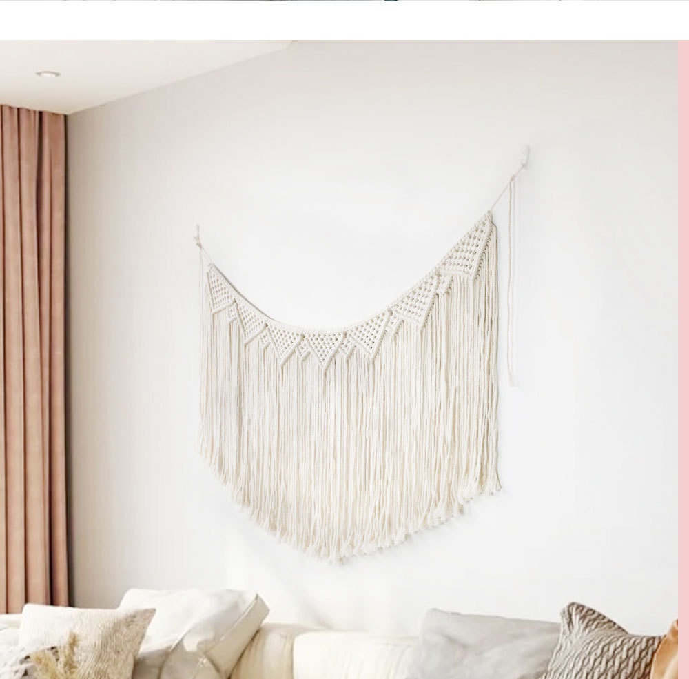 Hand-Woven Cotton Tapestry, picture 3 of 4