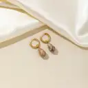 Waterdrop-shaped Natural Stone Earrings For Women view 6
