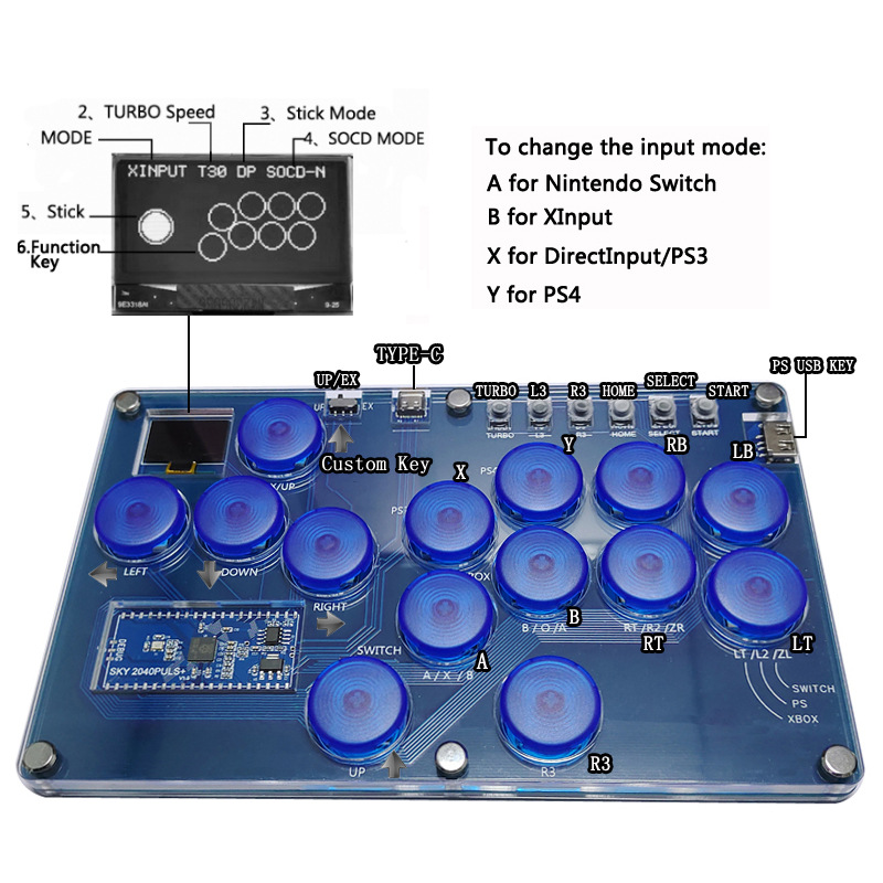 Fighting Key Game Keyboard