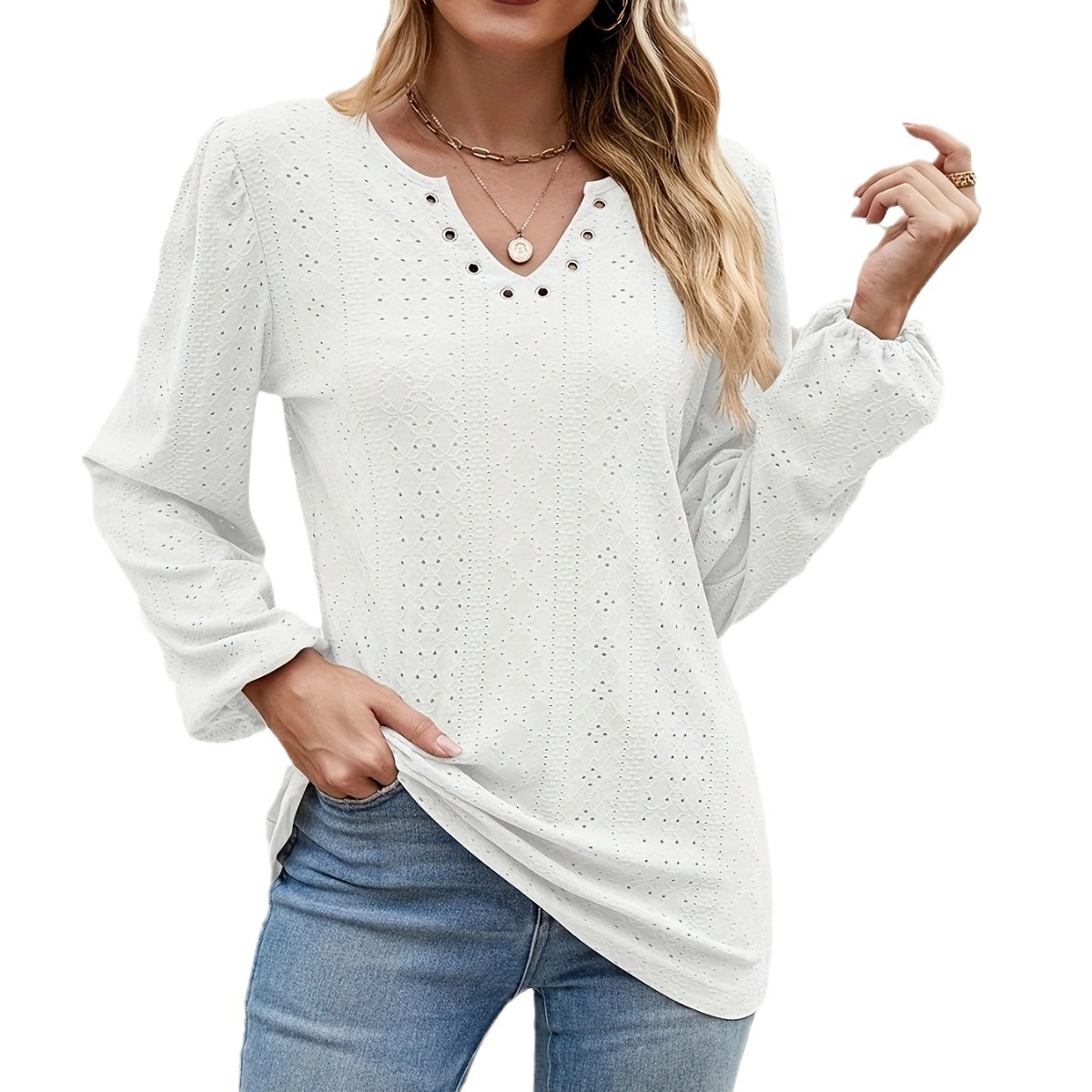 Long-sleeve Figure-flattering Top Thats Breathable And Comfortable 5