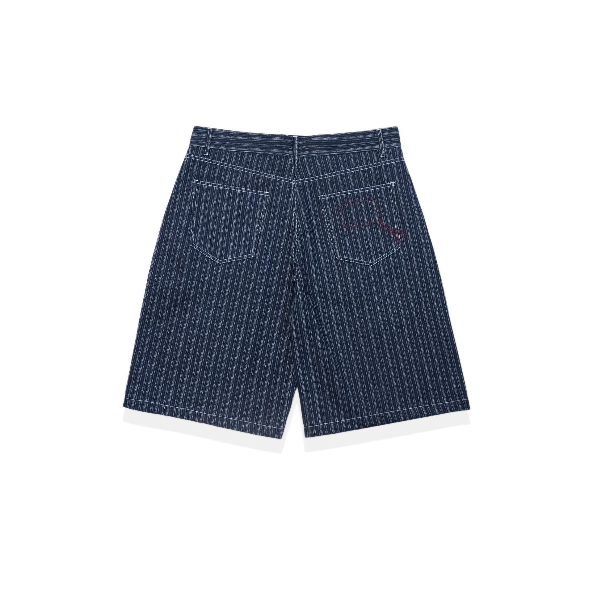 Summer Profile Fengyuan Cattle Stripes Denim Shorts