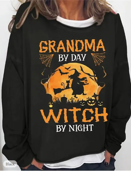 Large Size Sweater Round Neck Printed Letters Loose Lbw 07291012 4Xl - Shop at LoveMi
