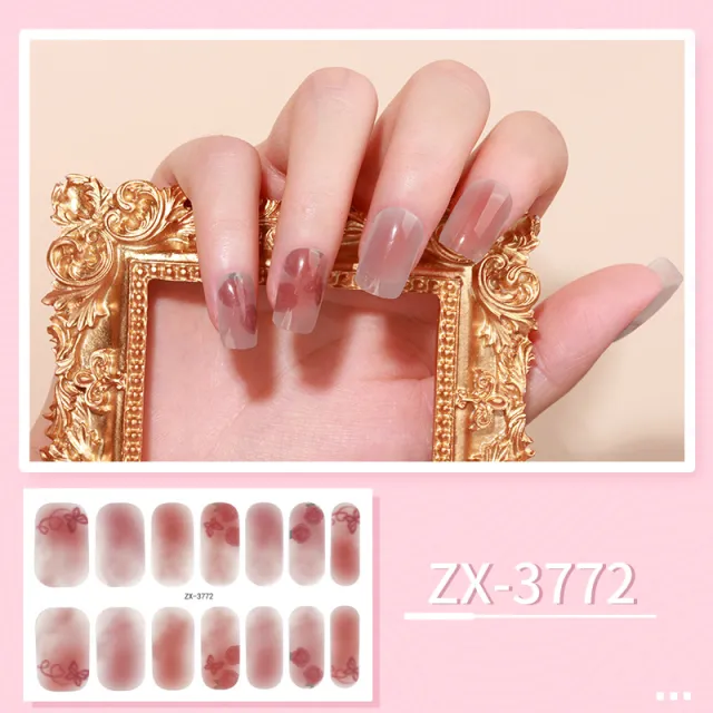 Beauty Nail Sticker Waterproof Nail Applique Nail Sticker Zx 3772 - Shop at LoveMi
