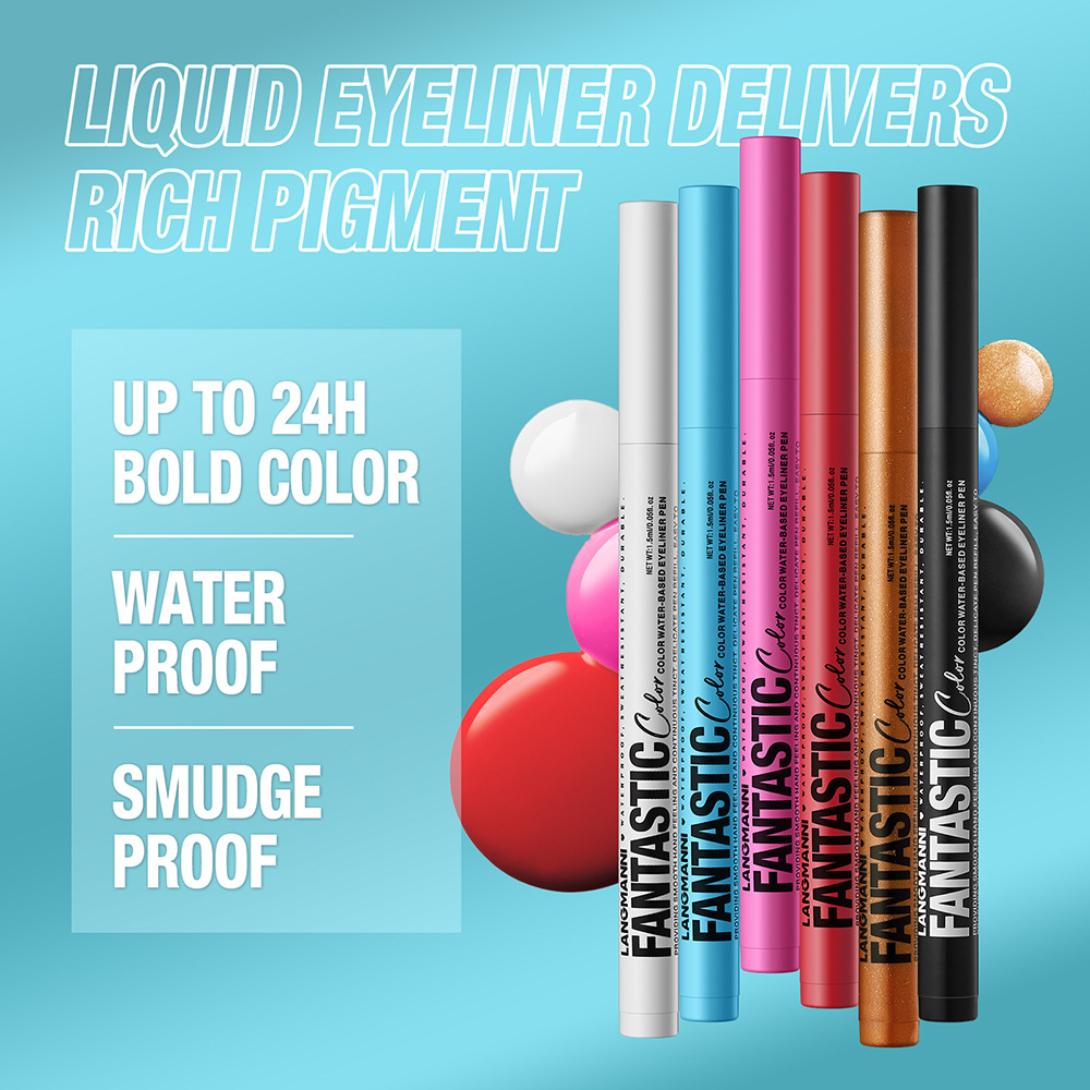 Liquid Twelve Colors Eyeliner Single Matte Anti-smudge Eyeliner