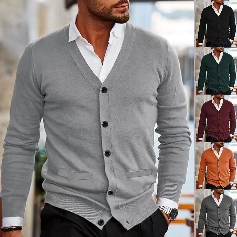 Men's Clothing Sweater Coat Autumn and Winter