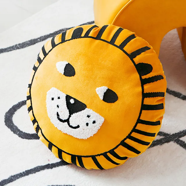 Original Design Modern Minimalist Lion Pillow Cover Yellow Lion - Shop at LoveMi