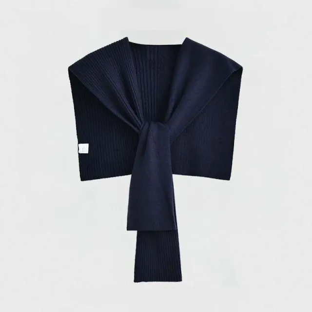 Thickened Air conditioned Room Shawl Outer Match Women's All match Neck Protection Blue - Shop at LoveMi