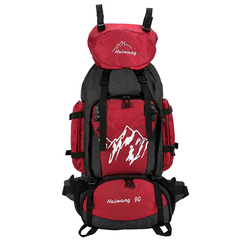 Outdoor Hiking And Climbing Backpack For Men And Women Red