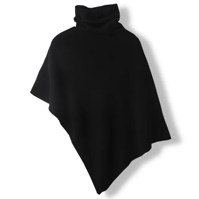 Autumn And Winter Cashmere Inverness Women Black - Shop at LoveMi