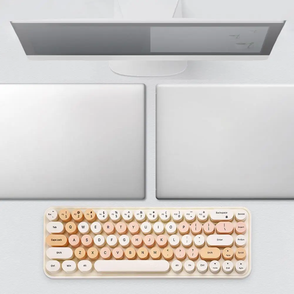 Wireless Keyboard And Mouse Set Small And Portable Lovely Female Office