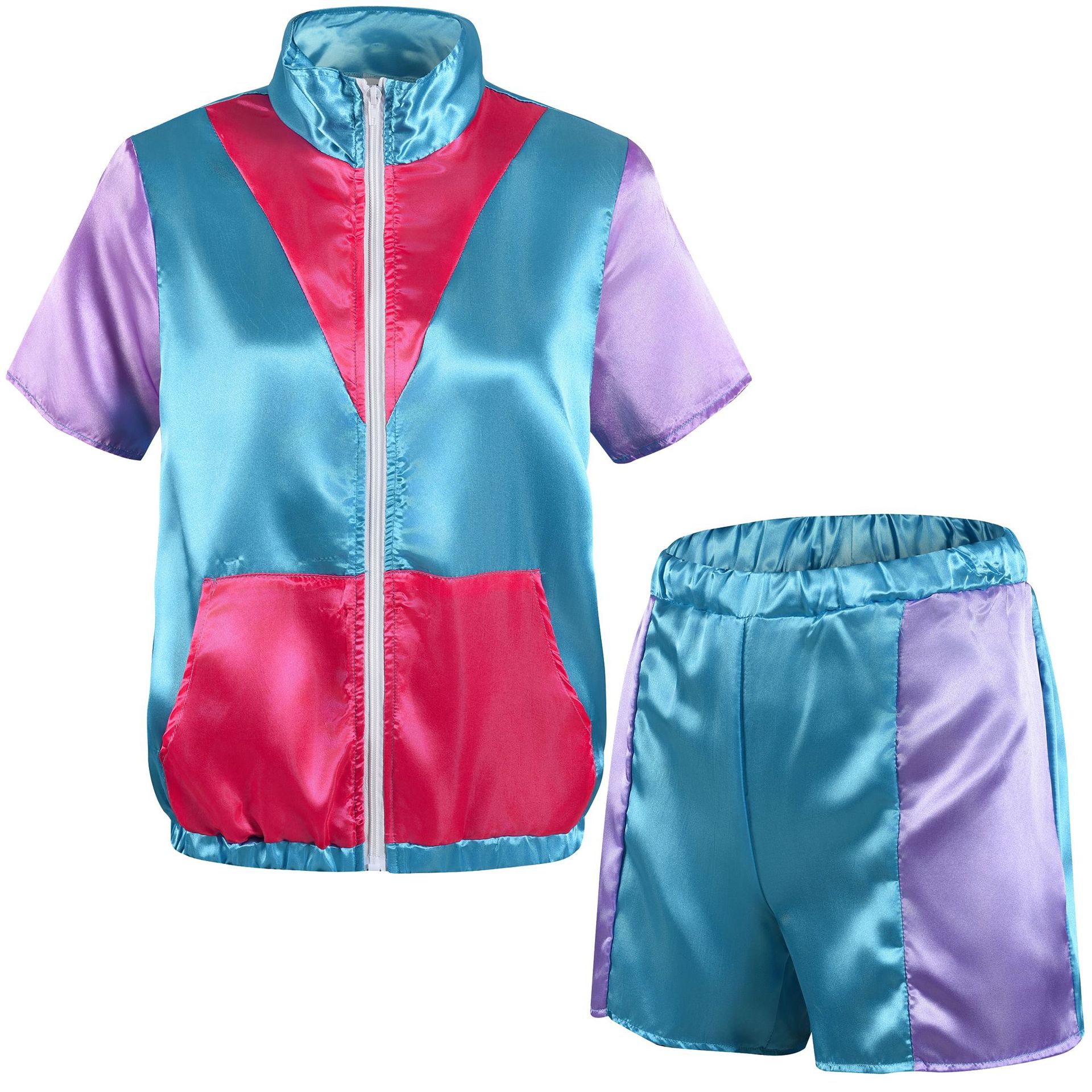 Disco Sportswear Jacket And Pants Jogging Vintage Style Theme Party
