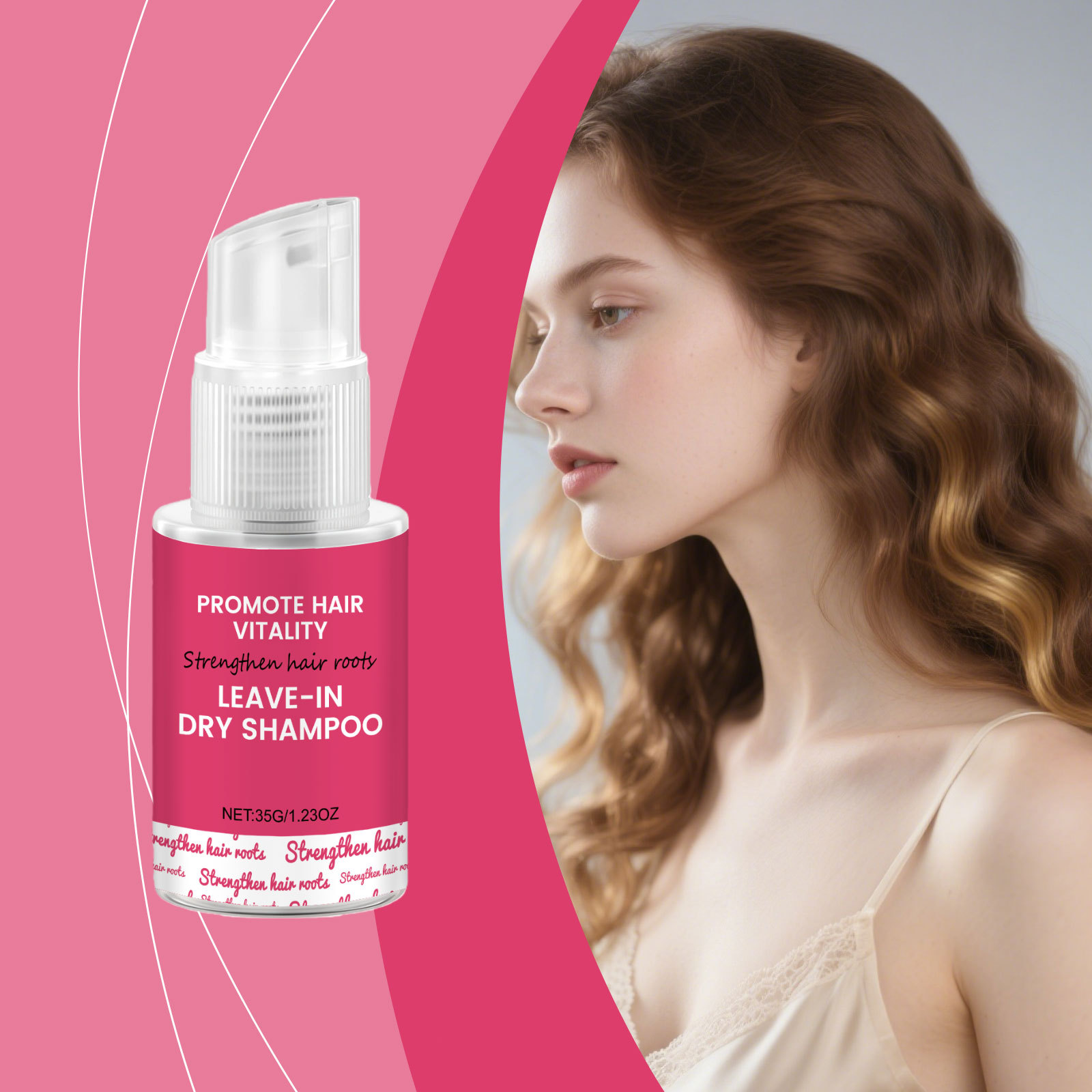 Wash-free Dry Hair Spray