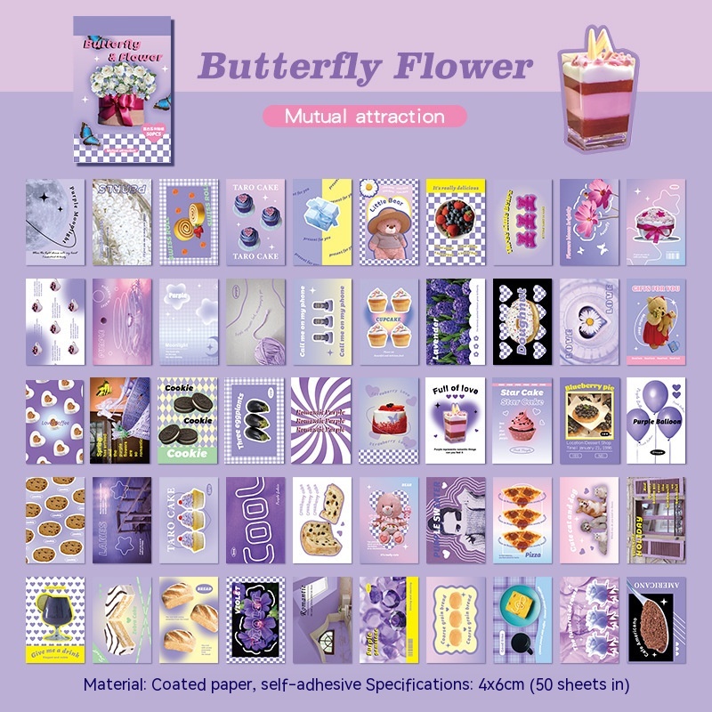 ButterflyFlower Purple